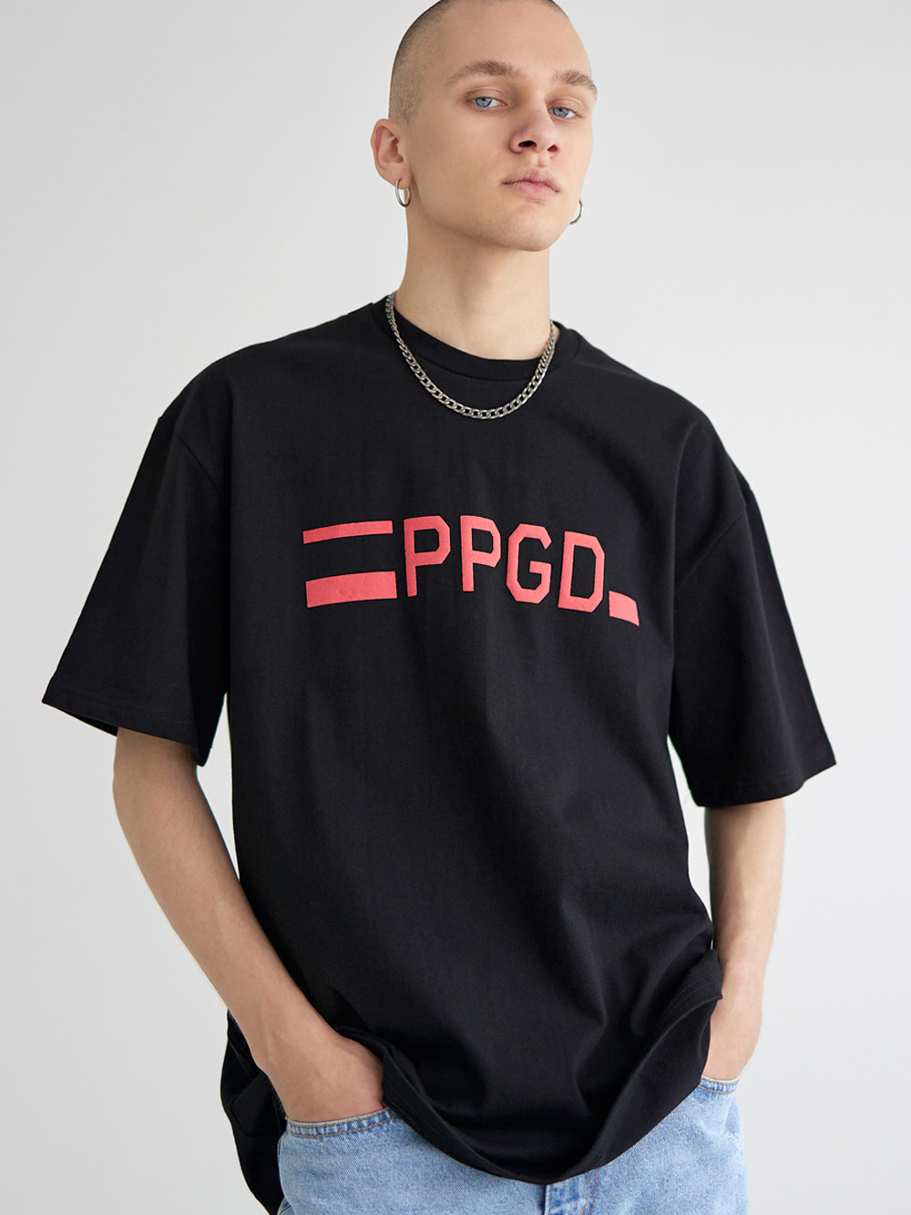 [프로파간다] PPGD 블랙 반팔티셔츠